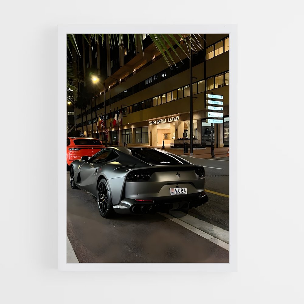 Poster superfast Vitesse dynamiser – affiche Ferrari (vue 3)